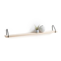 Полка Настенная 120 см из дерева и металла Vinto единый размер черный LA REDOUTE INTERIEURS  фото, kupilegko.ru